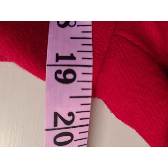 Vtg 90s Norton Mcnaughton 100% Wool Red Blazer Jacket Sz 6 Velvet Trim Tailored - Picture 9 of 10